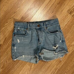 Denim Distressed Women Shorts